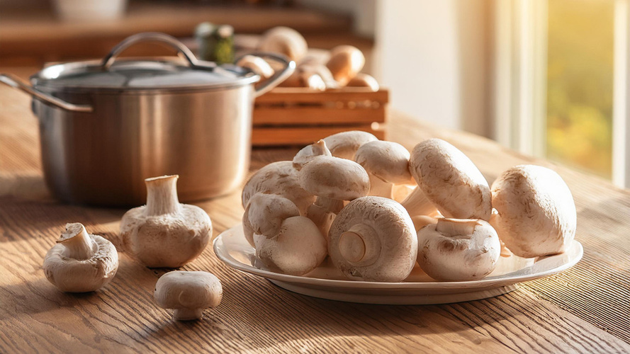 Rezeptbild für Schupfnudeln in Champignonrahmsoße