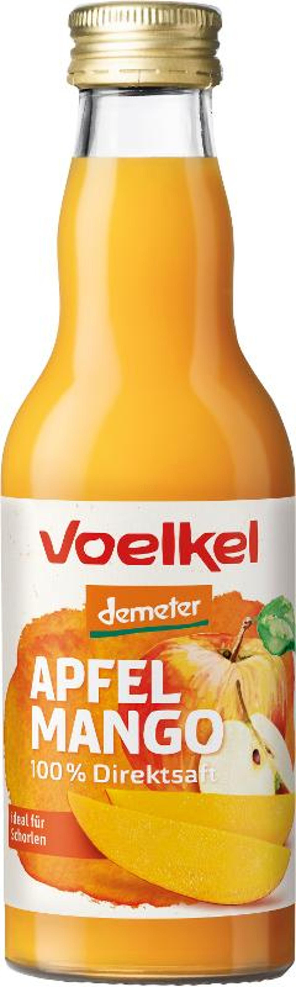 Produktfoto zu Apfel-Mango-Saft, 100% Direktsaft, Demeter