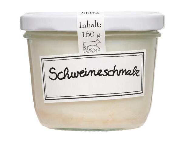 Produktfoto zu Schmalz Glas 160g