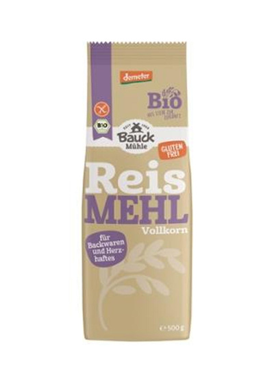 Produktfoto zu Reismehl-Vollkorn-glutenfrei-  500g