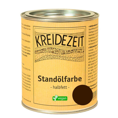 Produktfoto zu Standölfarbe halbfett 0,75l -dunkelbraun-