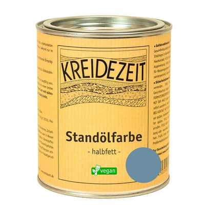 Produktfoto zu Standölfarbe halbfett 0,75l -taubenblau-