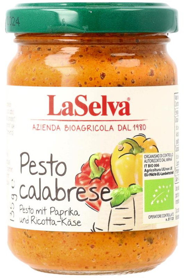 Produktfoto zu Pesto Calabrese - Pesto m. Paprika u. Ricotta-Käse