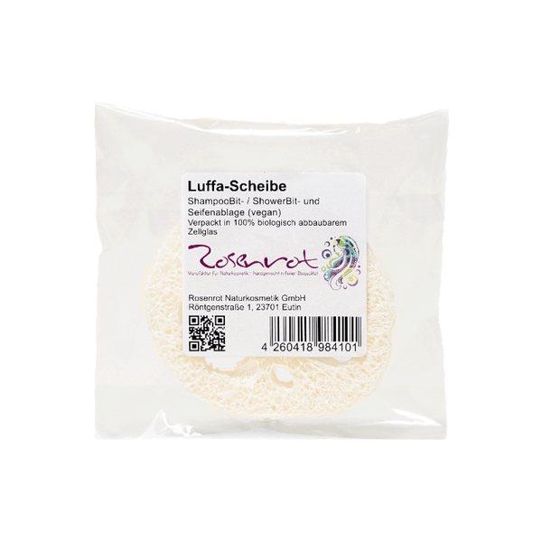 Produktfoto zu Seifenablage aus Luffa (12x8x1 cm)