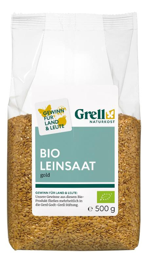 Produktfoto zu Leinsamen gold 500g