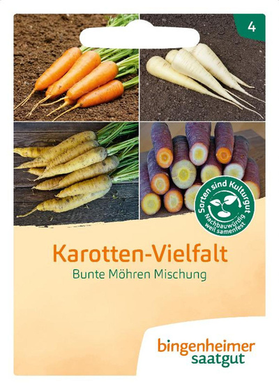 Produktfoto zu Saatgut Karotten-Vielfalt