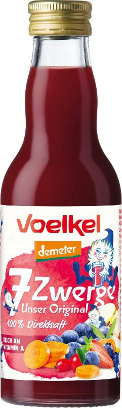Produktfoto zu 7 Zwerge Kindersaft - Unser Original, Demeter