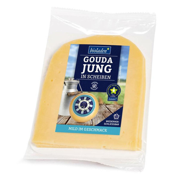 Produktfoto zu Gouda jung - Scheiben 150g