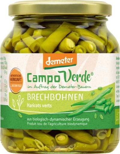 Produktfoto zu Brechbohnen, Demeter (Glas)