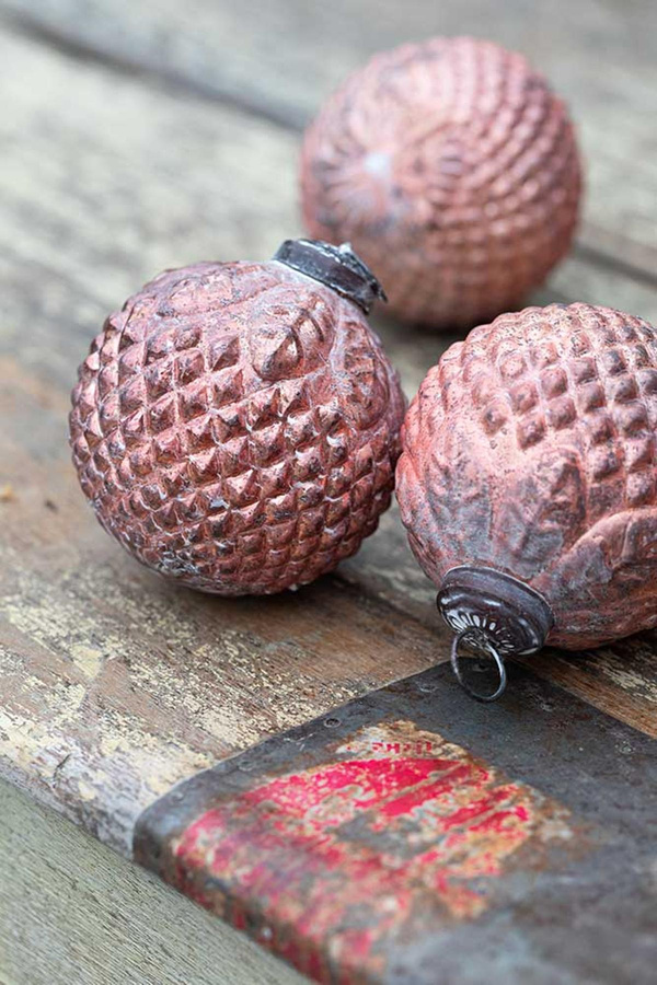 Produktfoto zu Kugel altrosa, 8cm