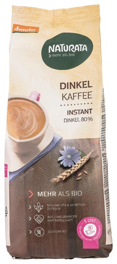 Produktfoto zu Dinkelkaffee Classic Instant Nachfüllbeutel 175g