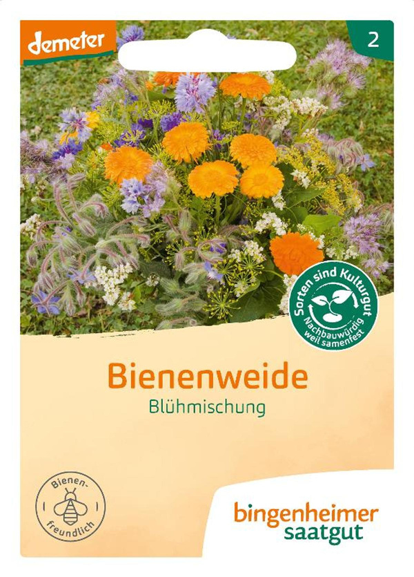 Produktfoto zu Saatgut Bienenweide Blühmischung