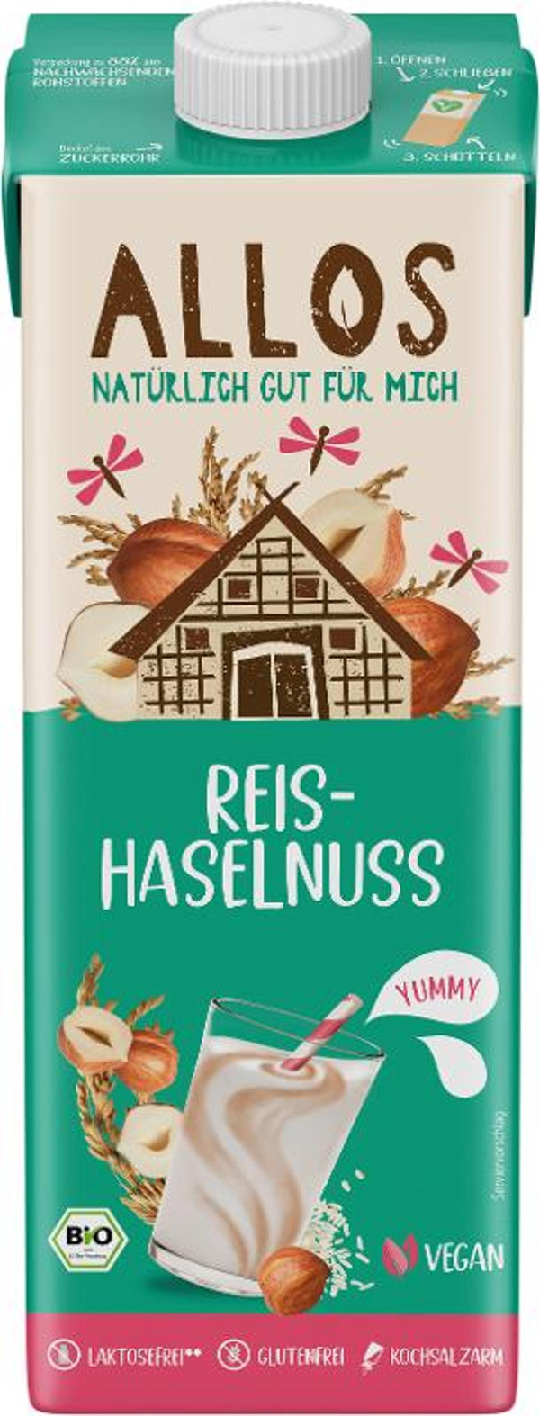 Produktfoto zu Reis Haselnuss Drink Natur