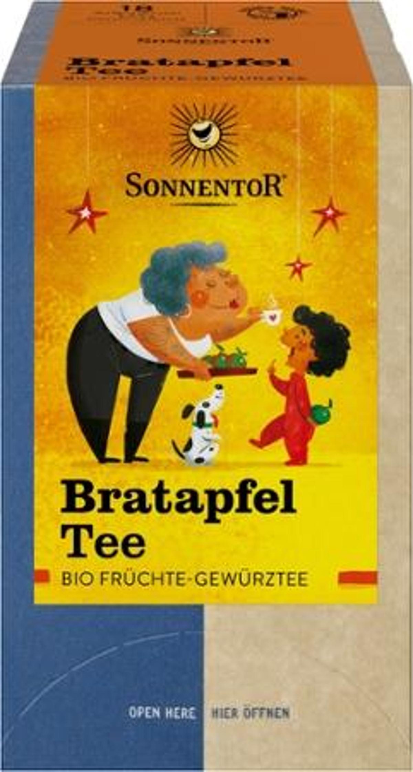 Produktfoto zu Bratapfel Teebeutel