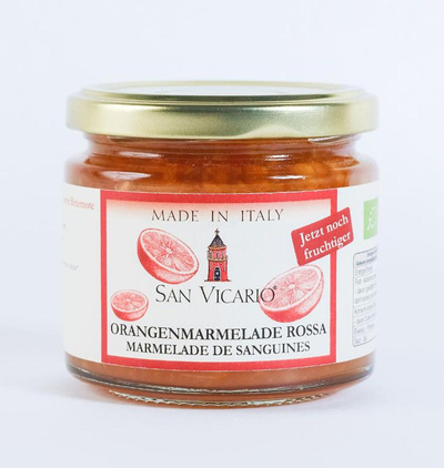 Produktfoto zu Orangenmarmelade rossa 240g