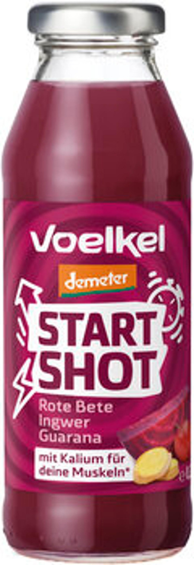 Produktfoto zu Start Shot Rote Bete Ingwer Guarana (Pfandfrei) 0,28l