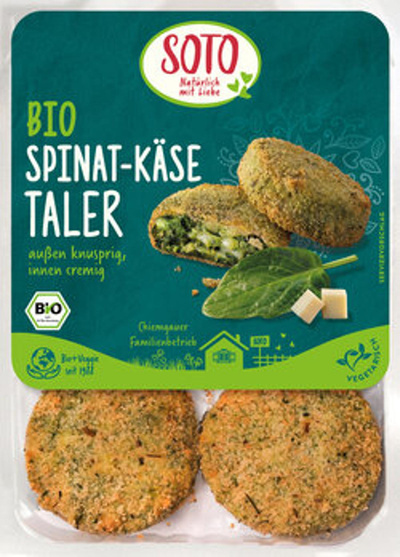 Produktfoto zu Spinat-Käse Taler 180g