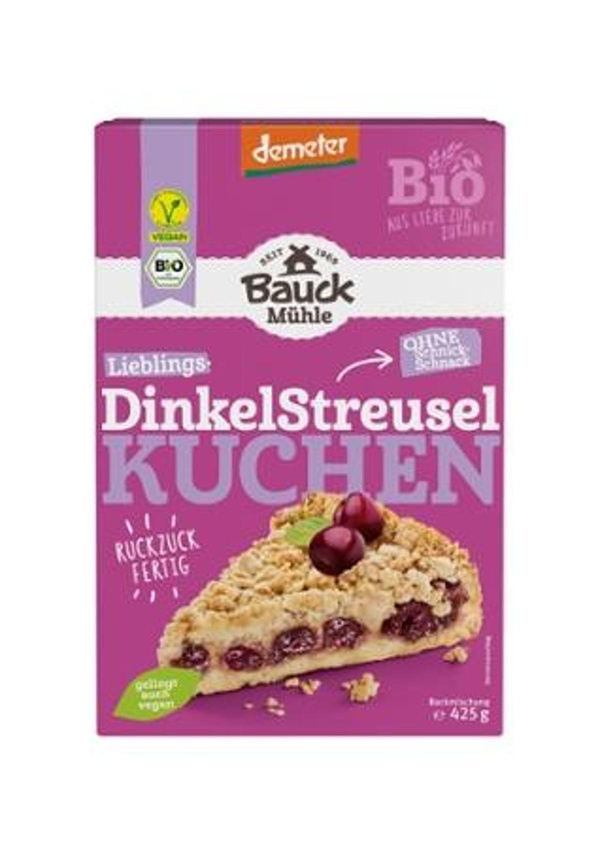 Produktfoto zu Dinkel Streuselkuchen Backmischung 400g