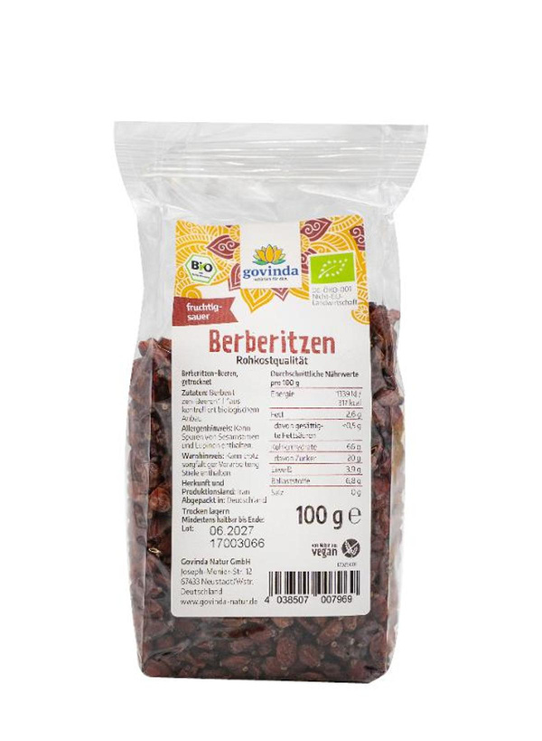 Produktfoto zu Berberitzen, Rohkostqualität