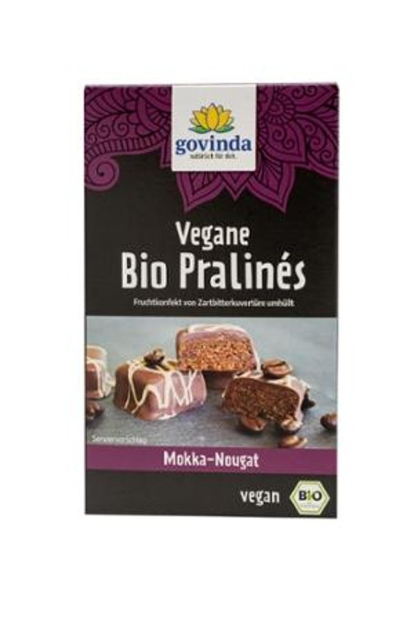 Produktfoto zu Vegane Pralinen Mokka Nougat