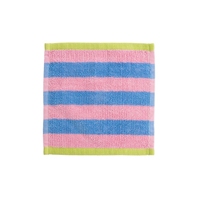 Produktfoto zu Frottee Abwaschtuch blau-rosa