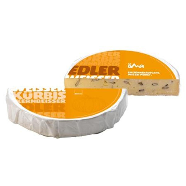 Produktfoto zu Edler Weißer Brie Kürbis-Kernbeißer