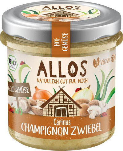 Produktfoto zu Hofgemüse Champignon Zwiebel 135g