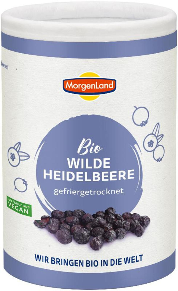 Produktfoto zu Heidelbeeren gefriergetrocknet (Papierdose)