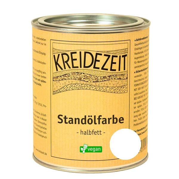 Produktfoto zu Standölfarbe halbfett 0,75l -weiß-