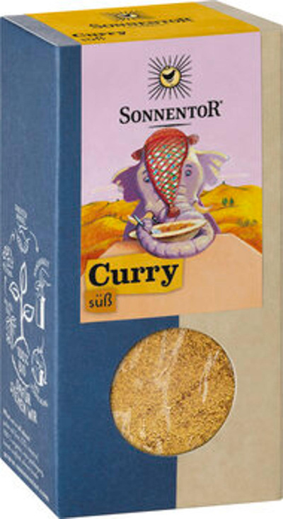 Produktfoto zu Curry süß, gemahlen bio 35g