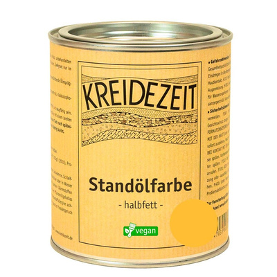 Produktfoto zu Standölfarbe halbfett 0,75l -gelb-