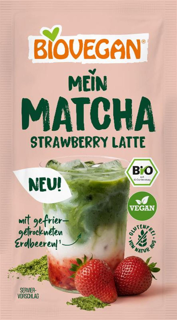 Produktfoto zu Matcha Strawberry Latte 9g