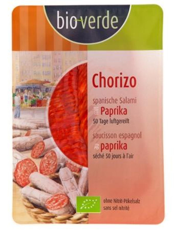 Produktfoto zu Chorizo Paprikasalami, geschnitten