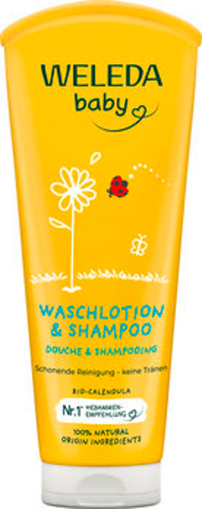 Produktfoto zu Calendula Waschlotion und Shampoo 200ml