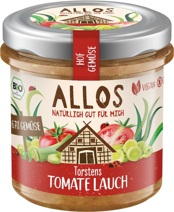 Produktfoto zu Hofgemüse Tomate Lauch 135g