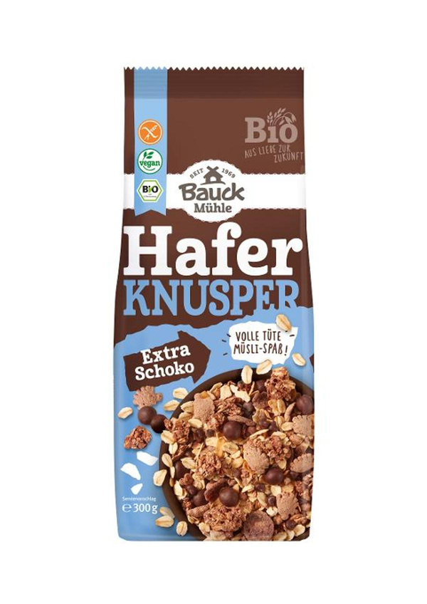 Produktfoto zu Hafer Knusper Müsli Extra Schoko, glutenfrei