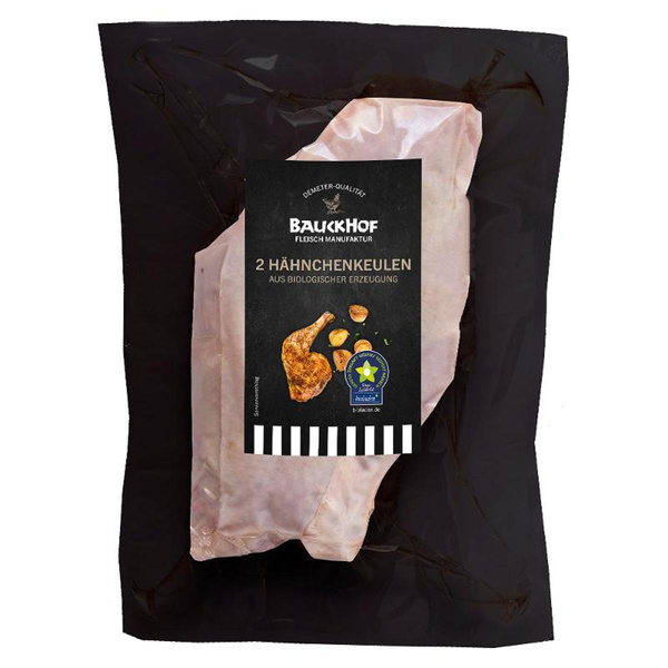 Produktfoto zu b*Hähnchenkeule 2 St. ca. 500g, ungewürzt