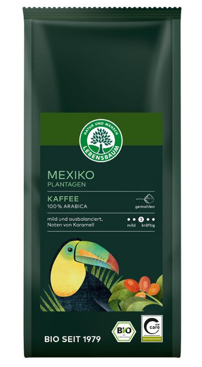 Produktfoto zu Mexiko Plantagen-Kaffee gemahlen 250g