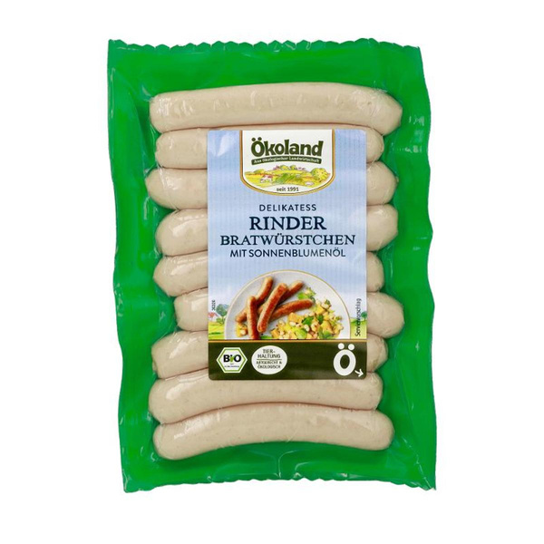 Produktfoto zu Delikatess Rinderbratwürstchen (9 Stück)