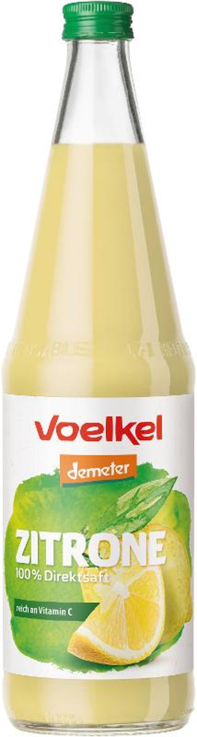 Produktfoto zu Zitronensaft bio 100% Direktsaft, vegan 0,7l
