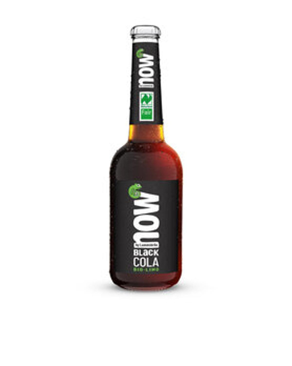 Produktfoto zu now - Black Cola (mit Guarana) 0,33l
