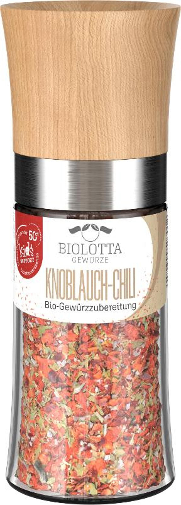 Produktfoto zu Knoblauch-Chili Gewürzzubereitung Gewürzmühle 70g