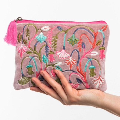 Produktfoto zu Samttäschchen Meadow rosa