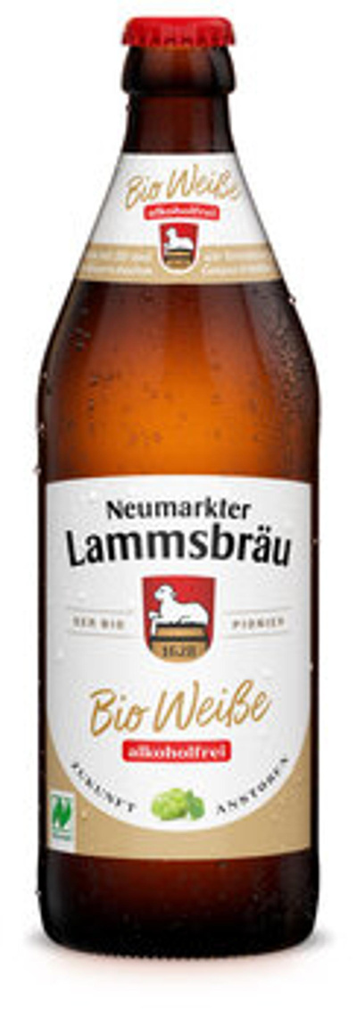 Produktfoto zu Lammsbräu Weiße -alkoholfrei- 0,5l