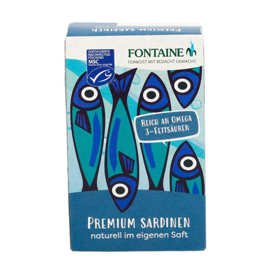 Produktfoto zu Sardinen Premium Natur in eigenen Saft