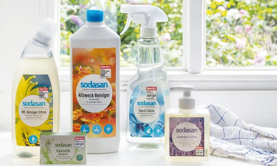 Grünland Bio Lieferant Sodasan Auswahl Reinigungsprodukte