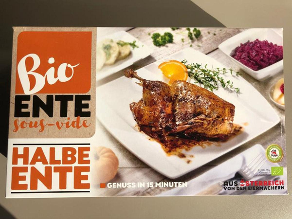 Produktfoto zu Sous-Vide halbe Ente ca 900g