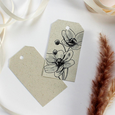 Produktfoto zu Geschenkanhänger Herbstanemone