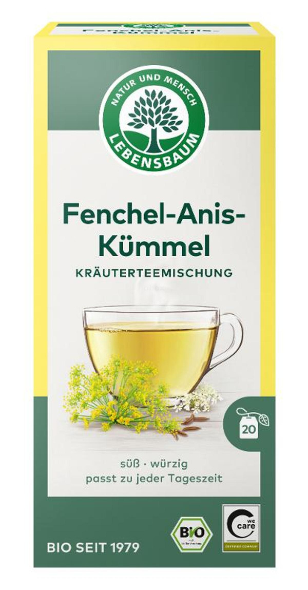 Produktfoto zu Fenchel-Anis-Kümmel-Tee (Aufgussbtl. je 2,5g) 50g