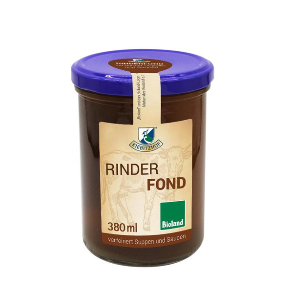 Produktfoto zu Rinderfond, Bioland (Glas) Kiebitzhof